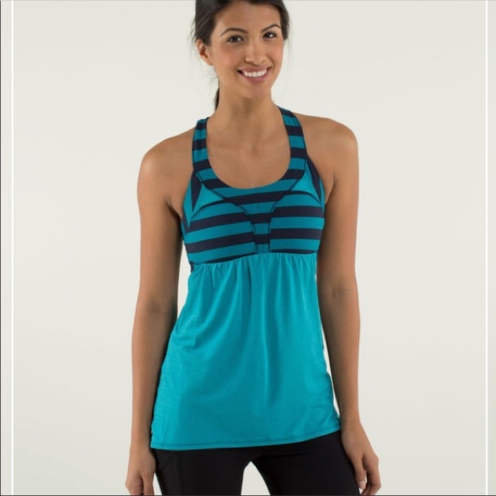 Lululemon Running Striped Tank Top 2 in Run
